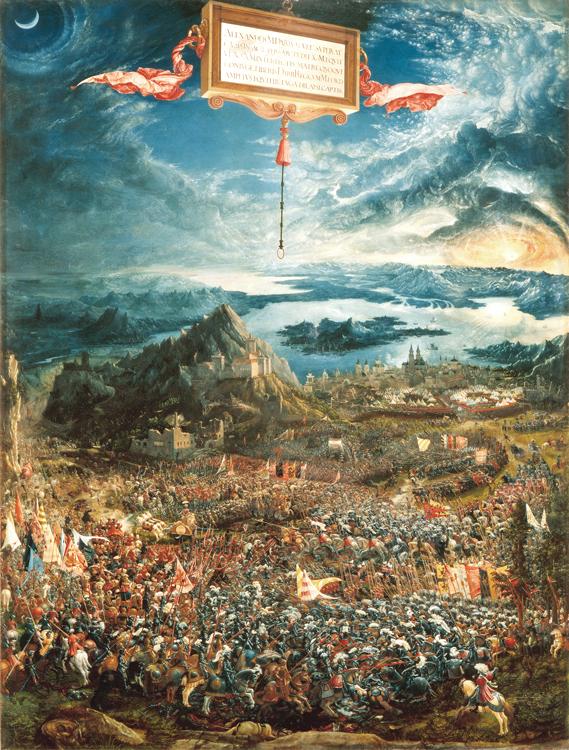 Albrecht Altdorfer Alexander's Victory (mk08) china oil painting image